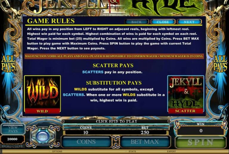 Jekyll And Hyde (Microgaming)