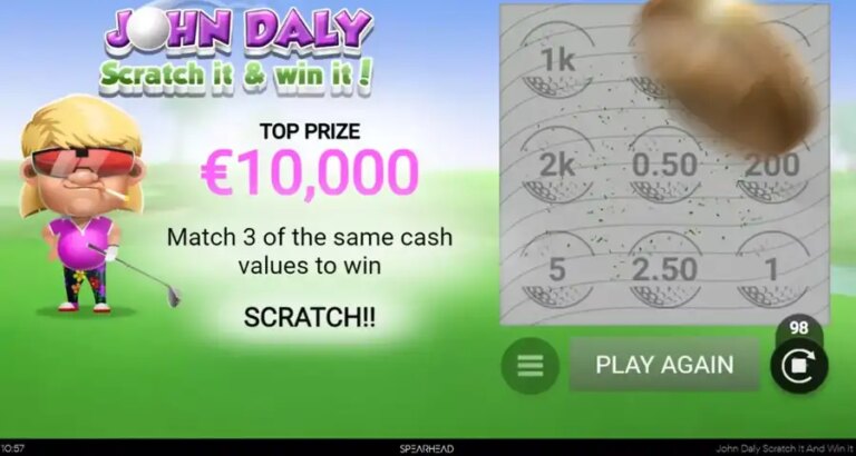 John Daly Scratch It and Win It!