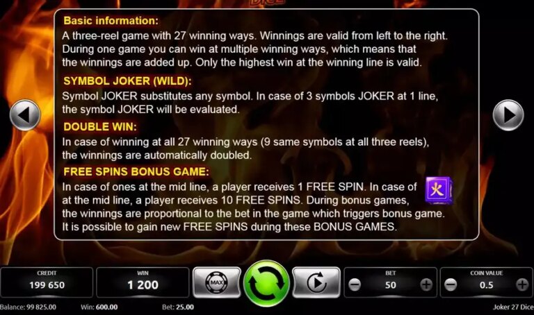 Joker 27 Dice