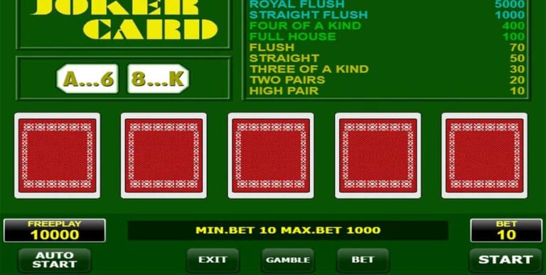 Joker Card Poker (Amatic Industries)