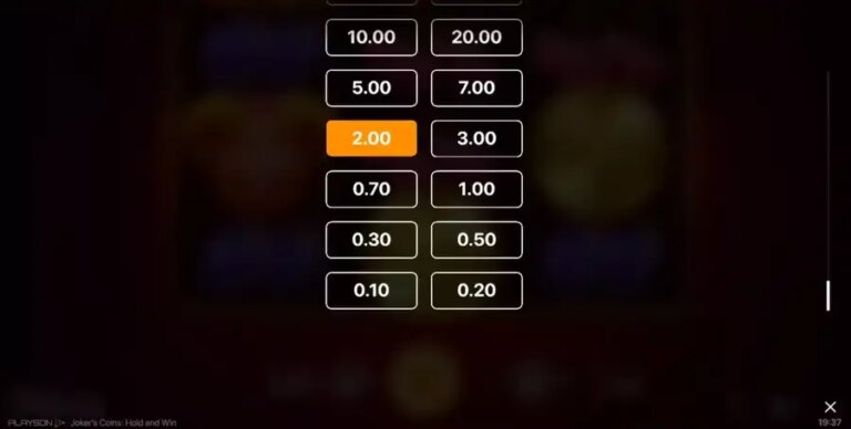 Joker Coins Hold and Win