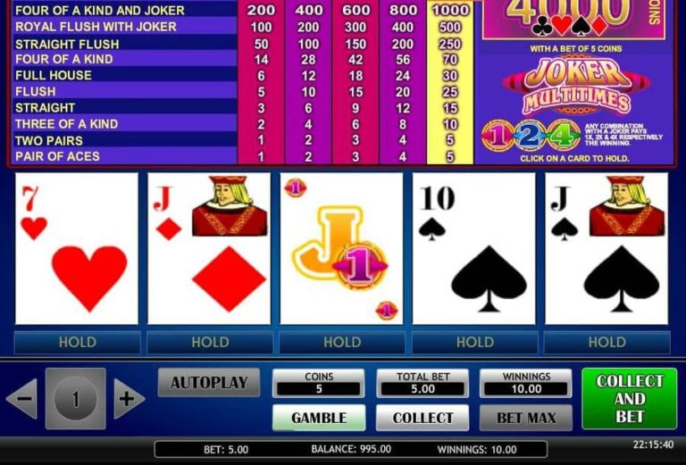 Joker Multitimes Poker