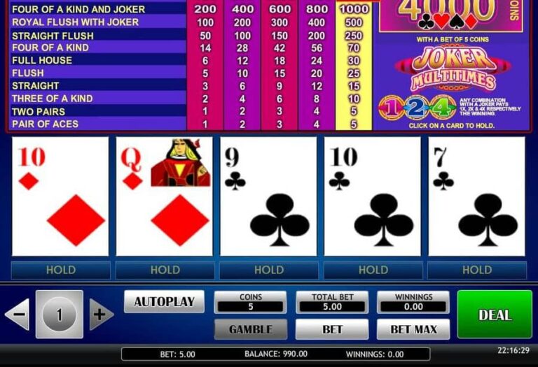 Joker Multitimes Poker