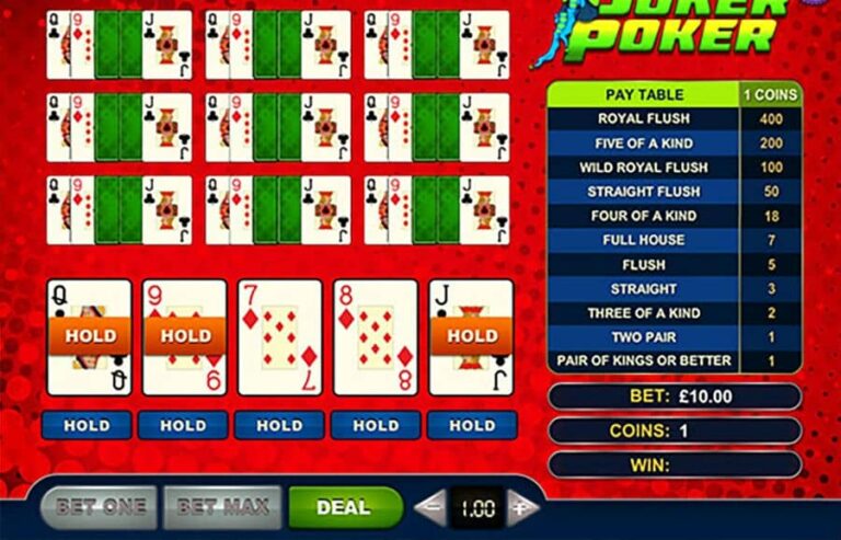 Joker Poker 10 Hands