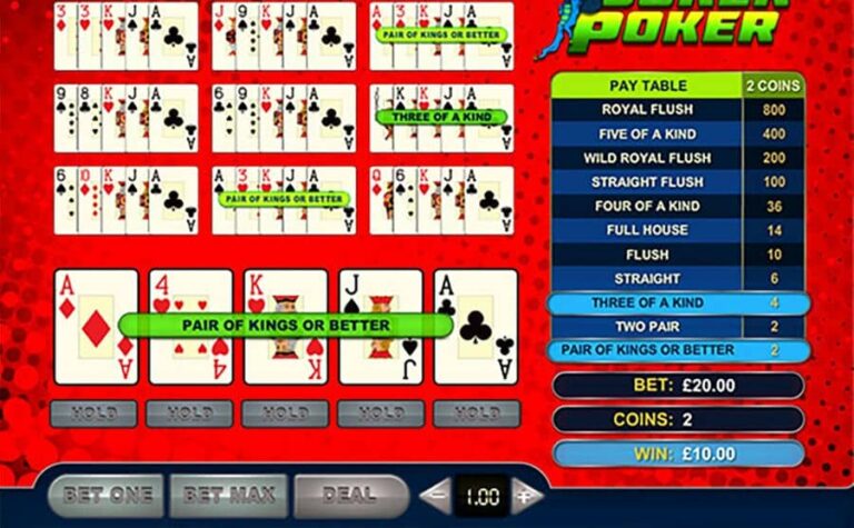 Joker Poker 10 Hands
