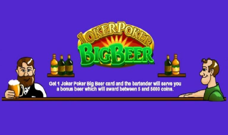 Joker Poker Big Beer