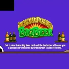 Joker Poker Big Beer