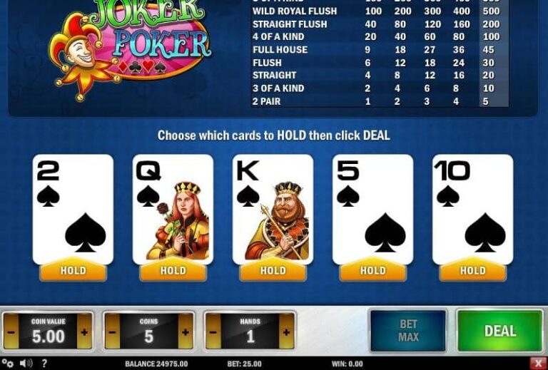 Joker Poker MH (Play’n Go)