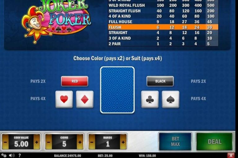 Joker Poker MH (Play’n Go)