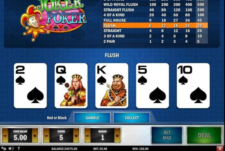 Joker Poker MH (Play’n Go)
