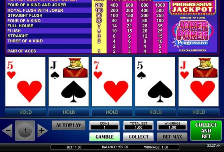 Joker Poker Progressive (iSoftBet)