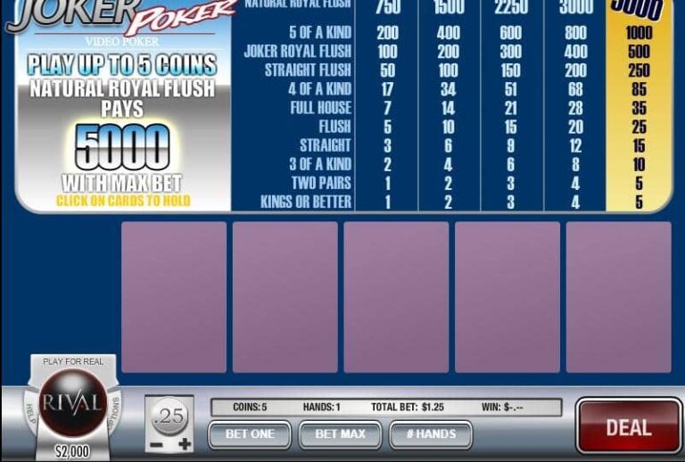 Joker Poker (Rival)