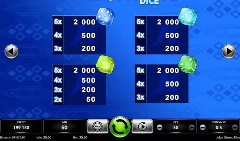 Joker Strong Dice
