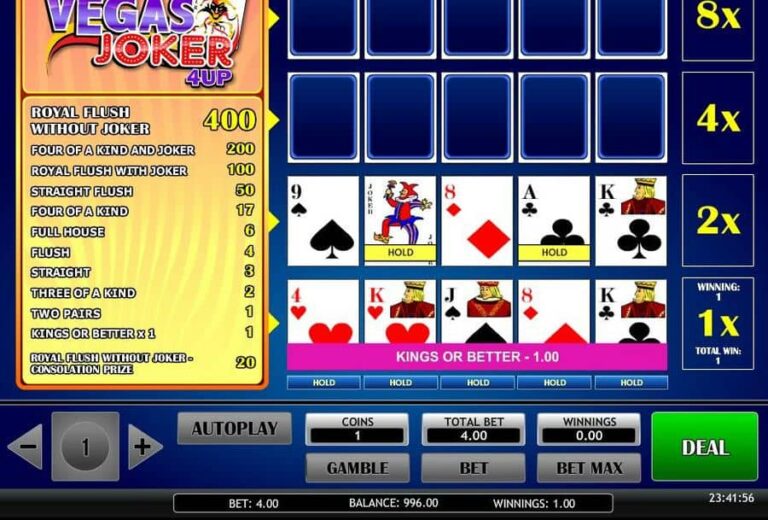 Joker Vegas 4 Up