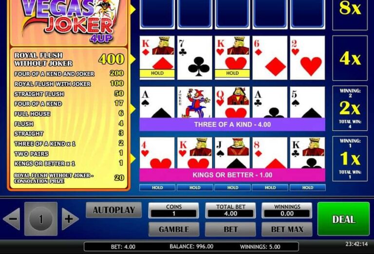 Joker Vegas 4 Up