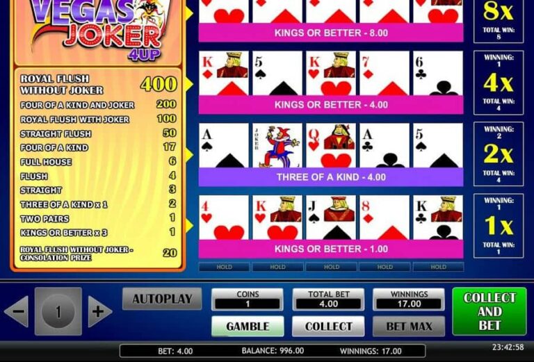 Joker Vegas 4 Up