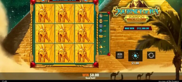 Journey of Ra Scratch Card