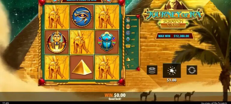 Journey of Ra Scratch Card