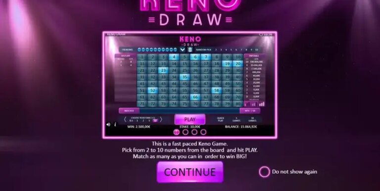 Keno Draw (Flipluck)