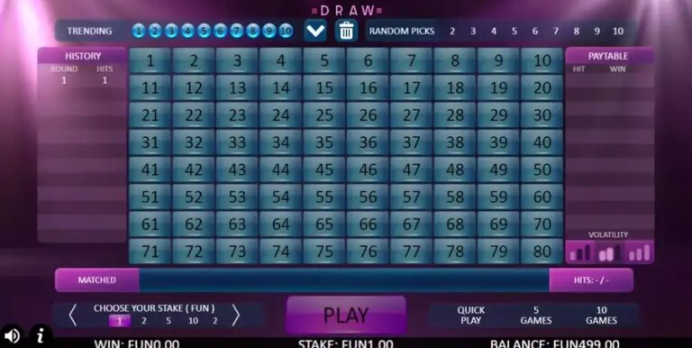 Keno Draw (Flipluck)