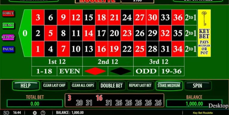 Key Bet Roulette