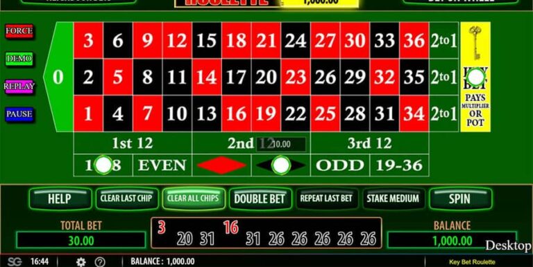 Key Bet Roulette