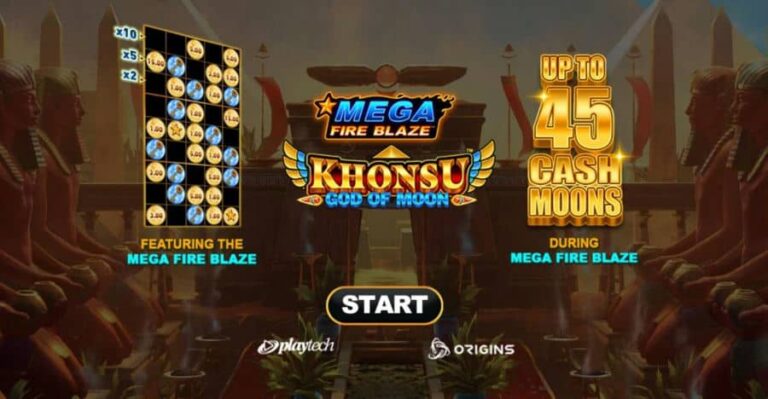 Khonsu God of Moon Mega Fire Blaze