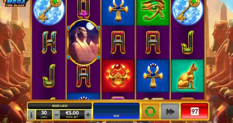 Khonsu God of Moon Mega Fire Blaze