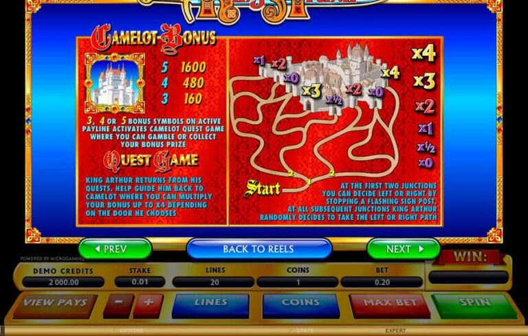 King Arthur (Microgaming)