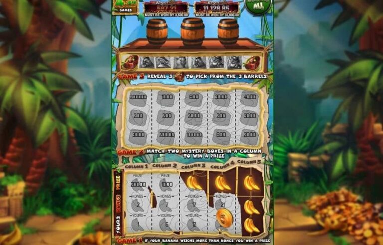 King Kong Cash Scratch Card