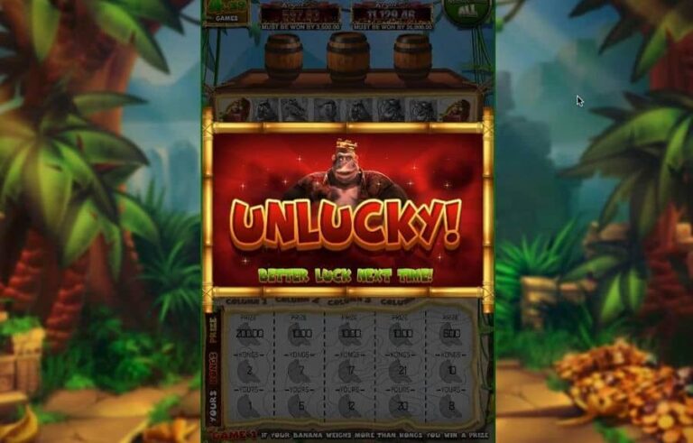 King Kong Cash Scratch Card