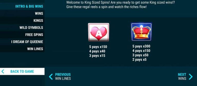 King Sized Spins