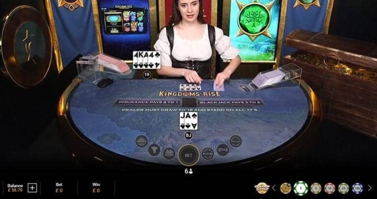 Kingdoms Rise Live Blackjack