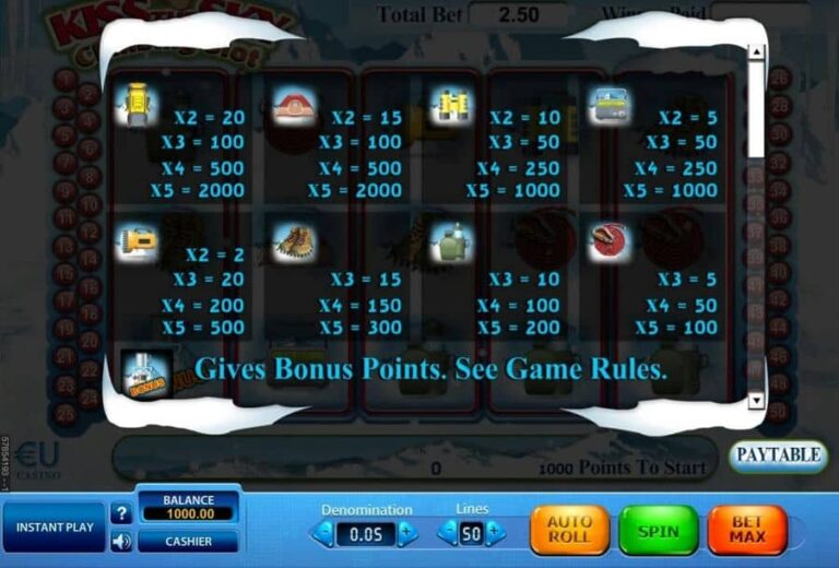Kiss The Sky Climbing Slot