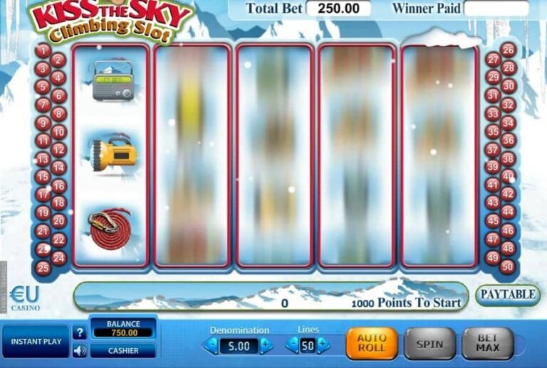 Kiss The Sky Climbing Slot