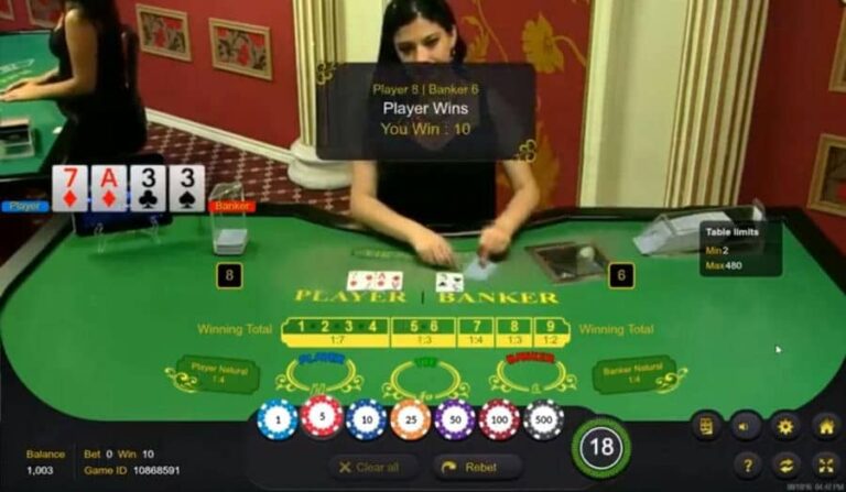 Knockout Baccarat Live Casino