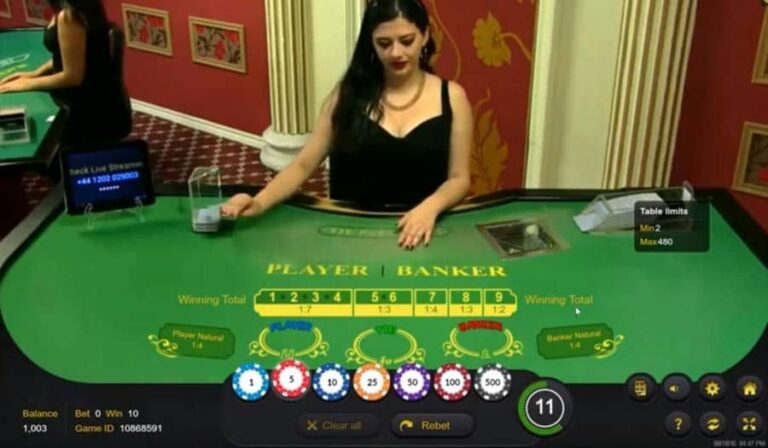 Knockout Baccarat Live Casino
