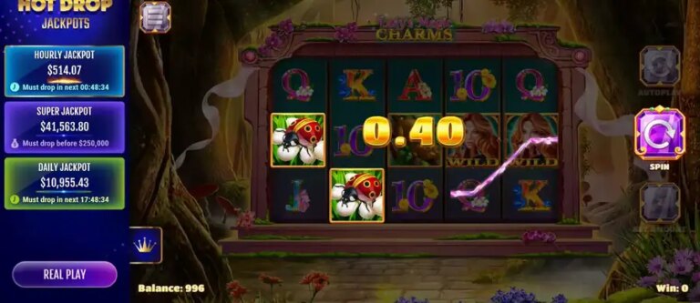 Lady’s Magic Charms Hot Drop Jackpots