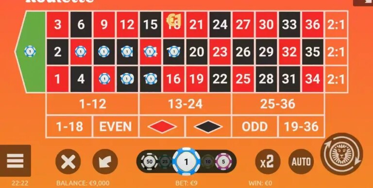 LeoVegas European Roulette