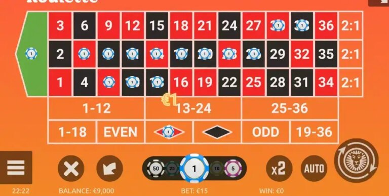 LeoVegas European Roulette
