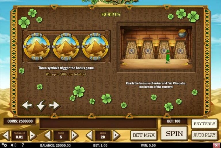 Leprechaun goes Egypt