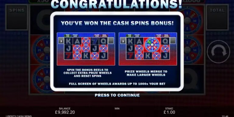 Liberty Cash Spins