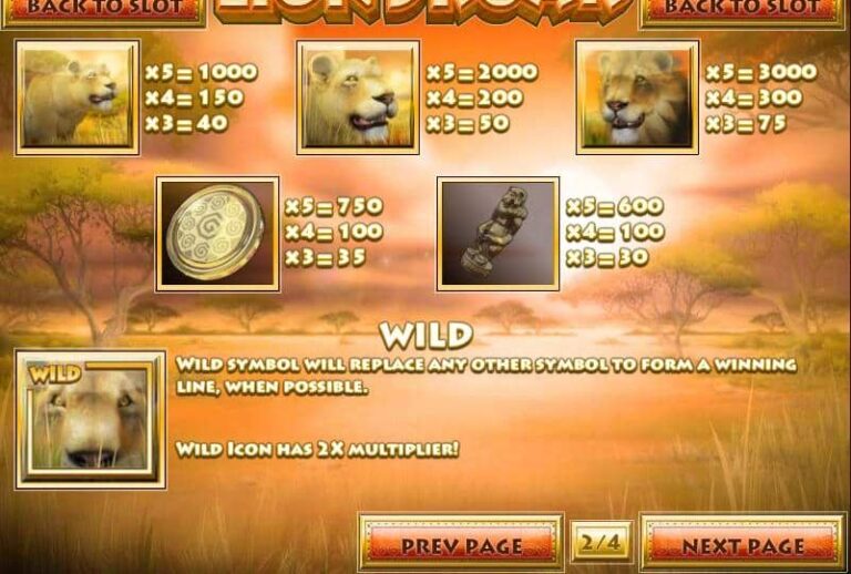 Lion’s Roar (Rival Gaming)