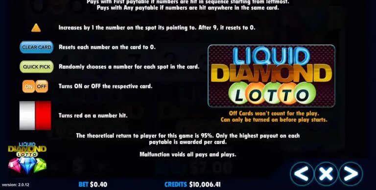 Liquid Diamond Lotto
