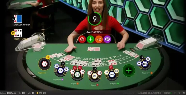 Live Blackjack (Skywind Group)
