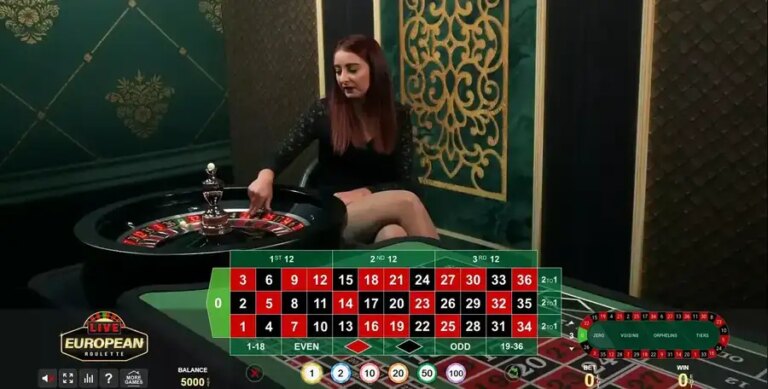 Live European Roulette