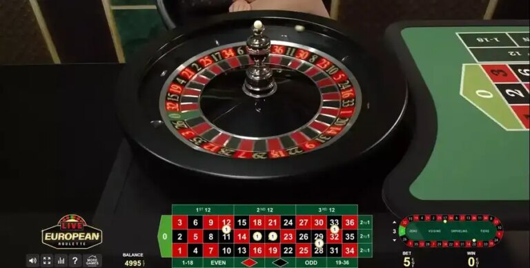 Live European Roulette