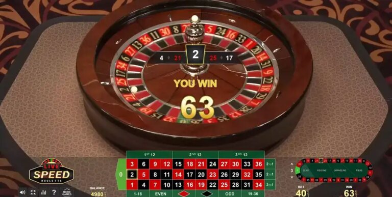 Live Speed Roulette (Amusnet Interactive)