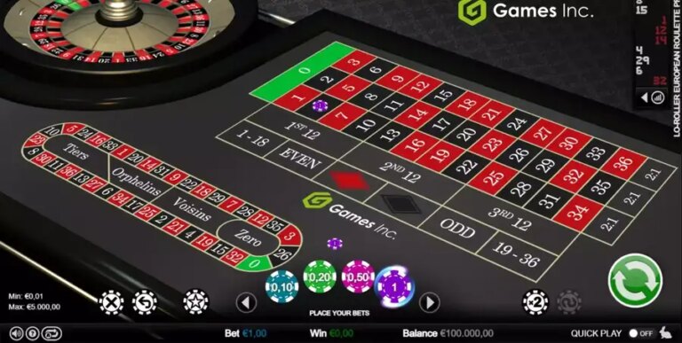 Lo-Roller European Roulette (Games Inc)