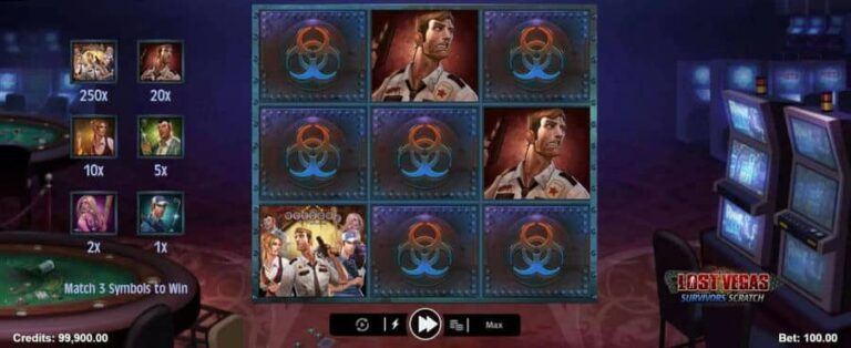 Lost Vegas Survivors Scratch